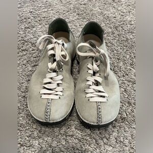 Nike vintage 90s/Y2K Grunge Gorpcore Leather Stitched lace up Sneaker Rare